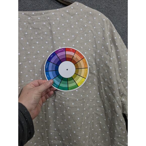 Linenbee Linen Tunic Top Womens Plus O/S Cream Lagenlook Oversized Neutral - Picture 6 of 10